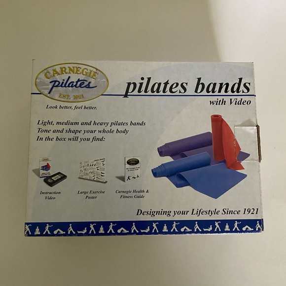 Carnegie Pilates Bands with Instruction Video - Picture 3 of 4